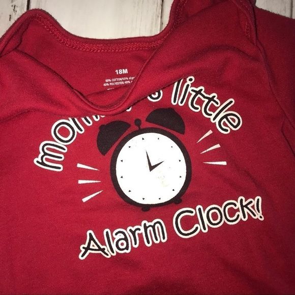 Size 18 months mommy’s little alarm clock onesie - Picture 7 of 7